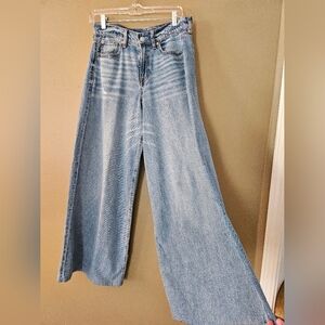 Wide leg jeans